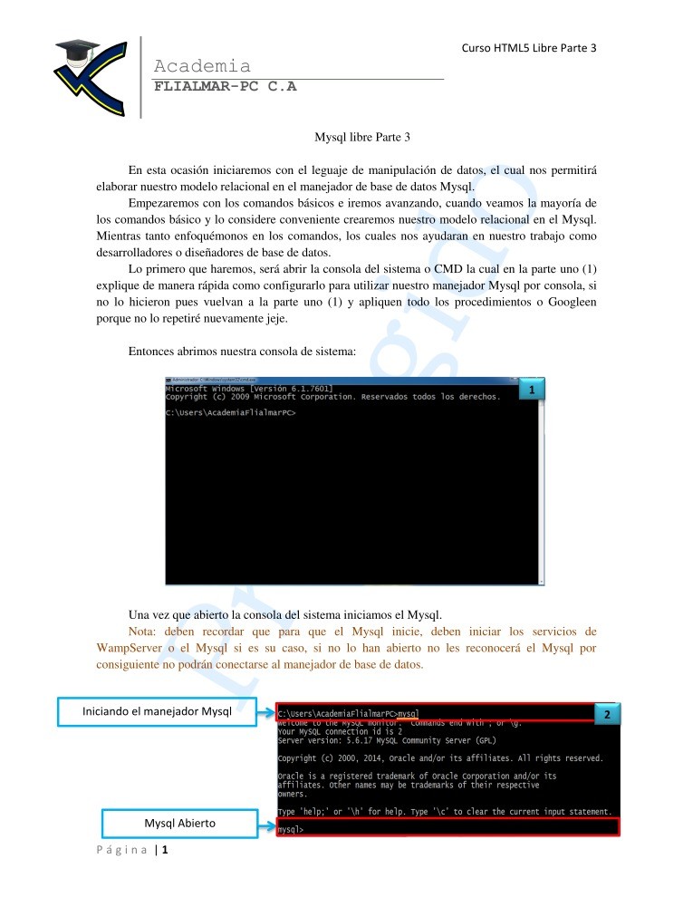 Imágen de pdf Mysql libre - Parte 3